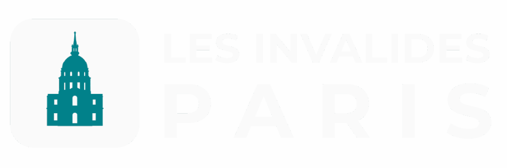 Les Invalides Paris logo featuring the iconic dome silhouette